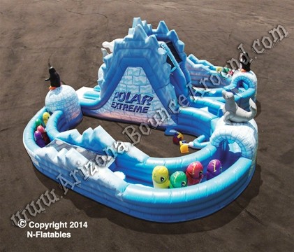 Winter themed Inflatable Obstacle Course Rentals in Phoenix Arizona